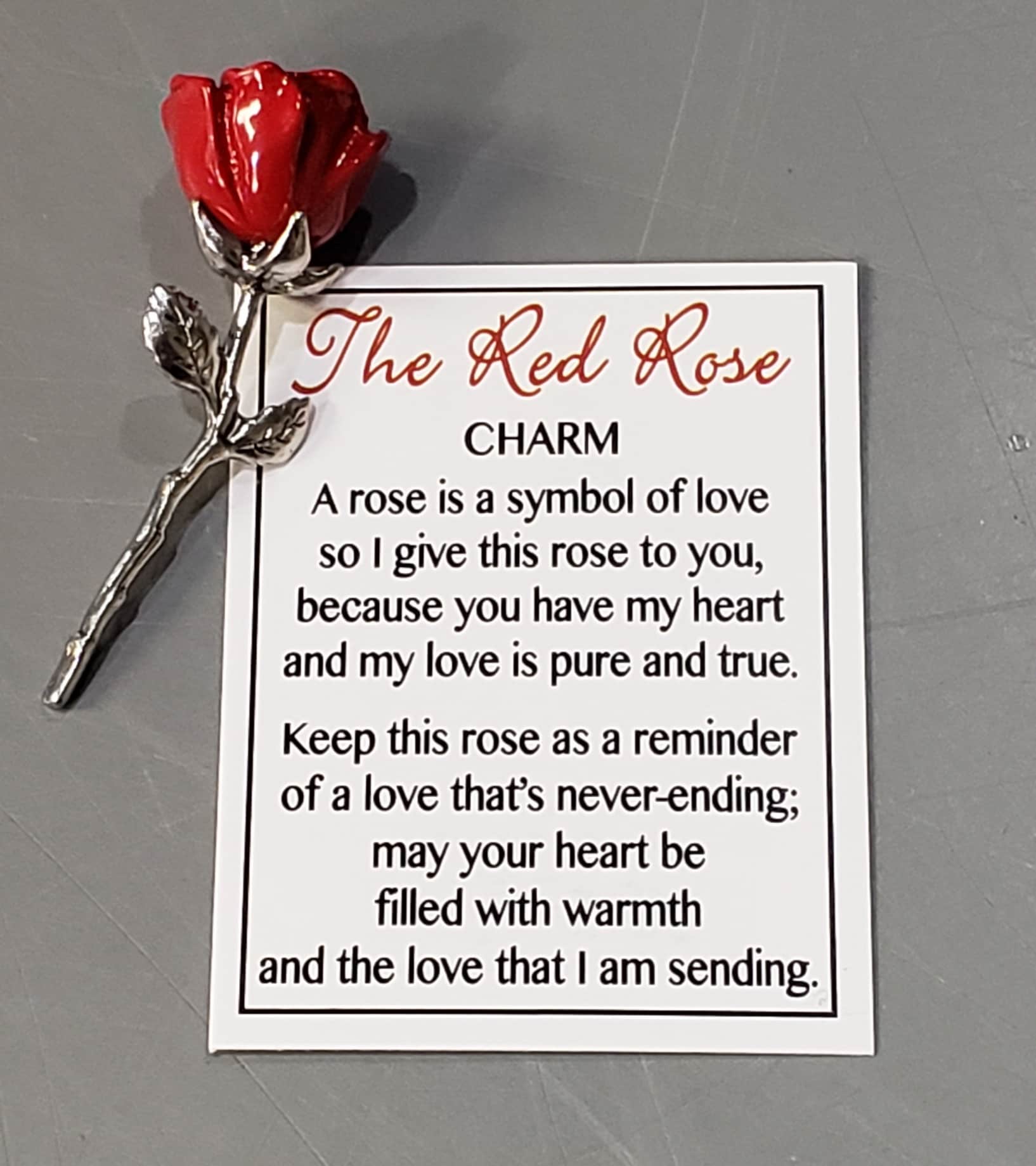 Red Rose Pocket Charm/bag